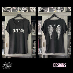 T Shirt (womens) - Wings of Freedom