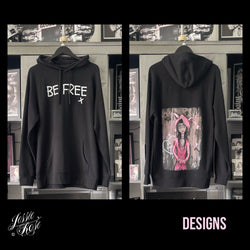 Hoodie - Be Free Girl (size M)