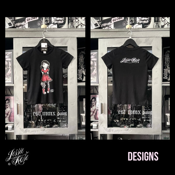 Kids Tee - Rose Red (Size 4)