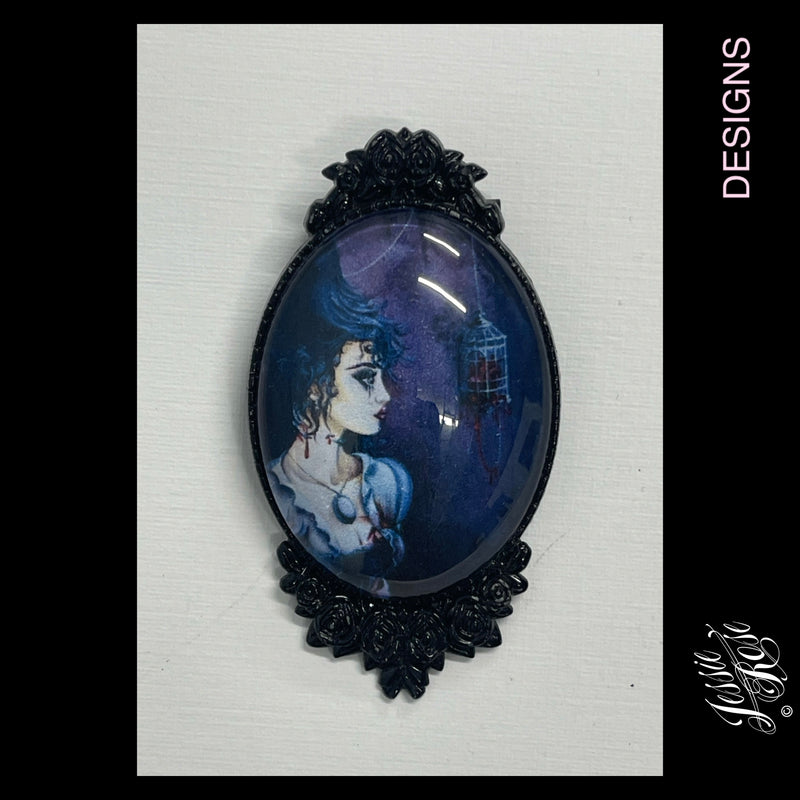 The Bird - 'Gothic Rose' Brooch