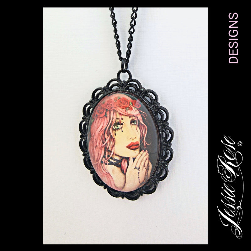 **SALE** Redemption - 'Ornate' Pendant (black)