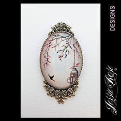 Free to Fly - 'Gothic Rose' Brooch