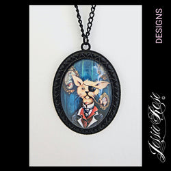 The Sailor - 'Gothic Black' Pendant