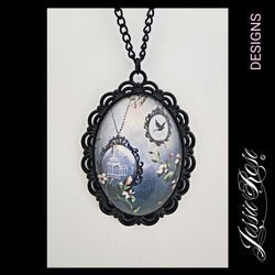 The Pendants - 'Ornate' Pendant (black)