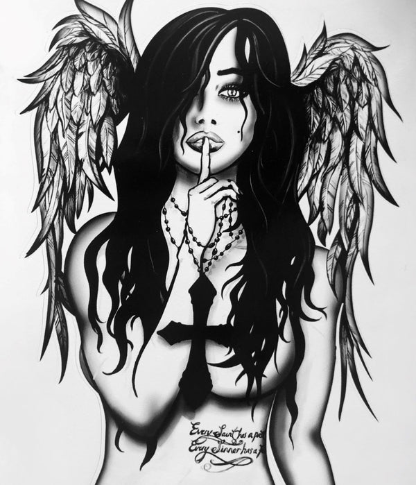 Vinyl Stickers - 'Fallen Angel'