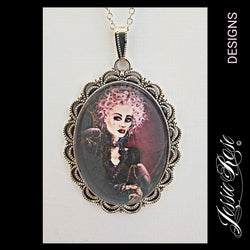 The Black Rose - 'Ornate' Pendant (silver)