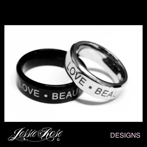 'Love Beauty Truth Freedom' Ring