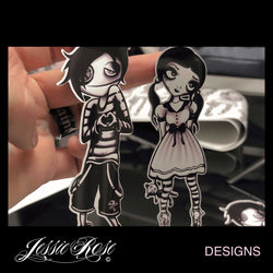 Vinyl Stickers - Boy Black 'Emo Love'