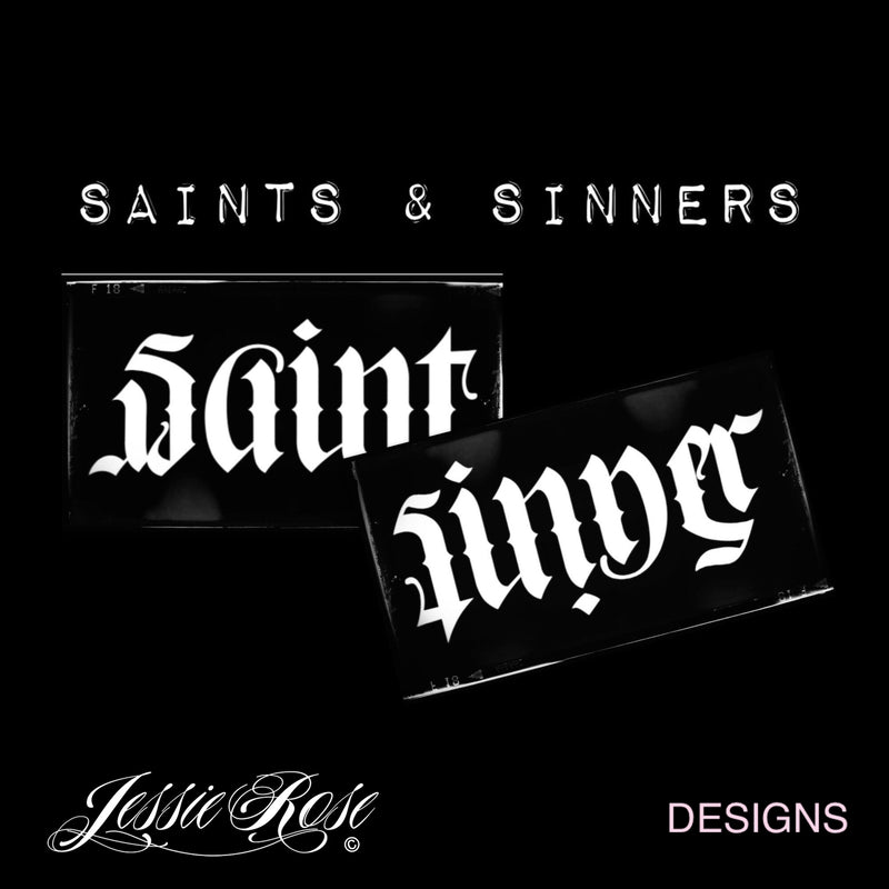 Vinyl Stickers 'Saint/Sinner'