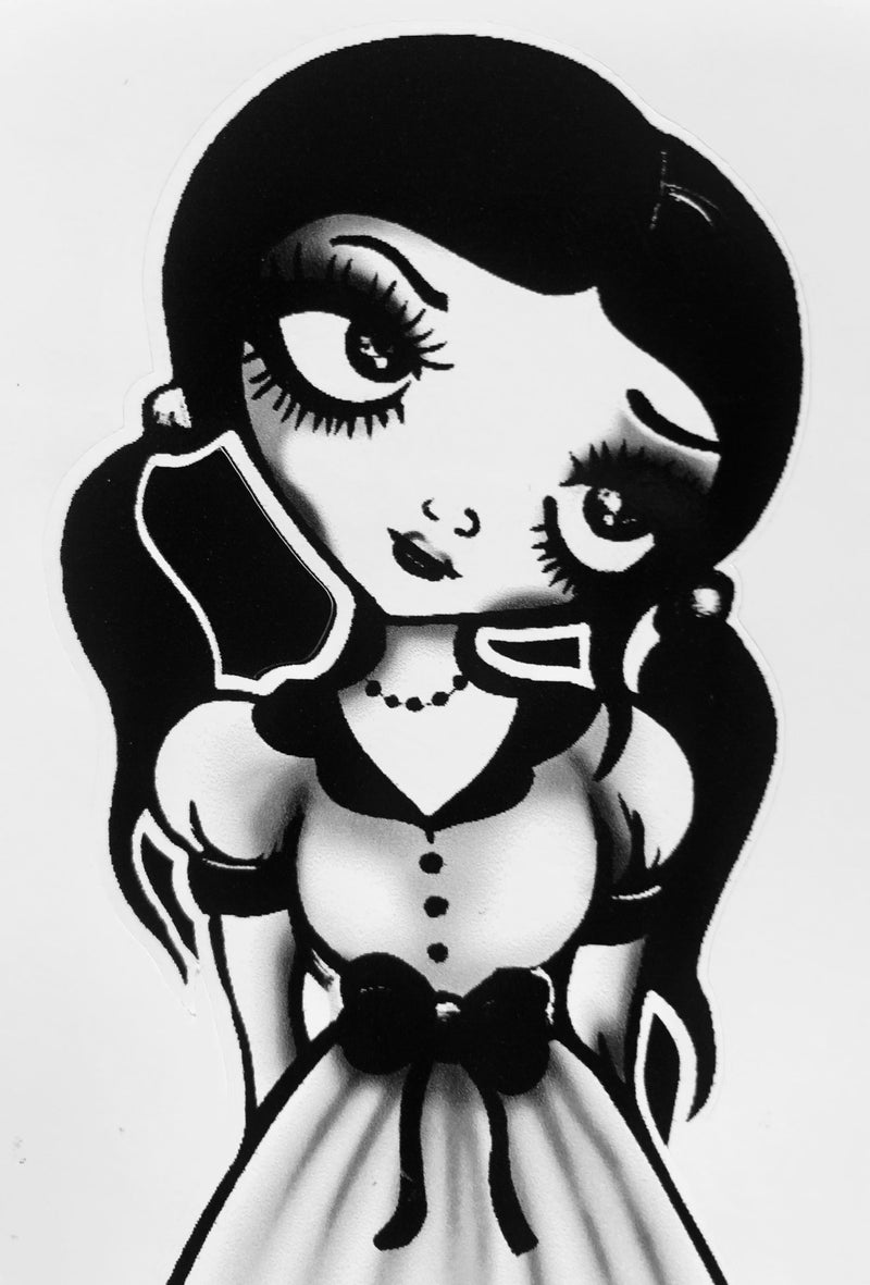 Vinyl Stickers Rose Red - 'Lil Rose Red'