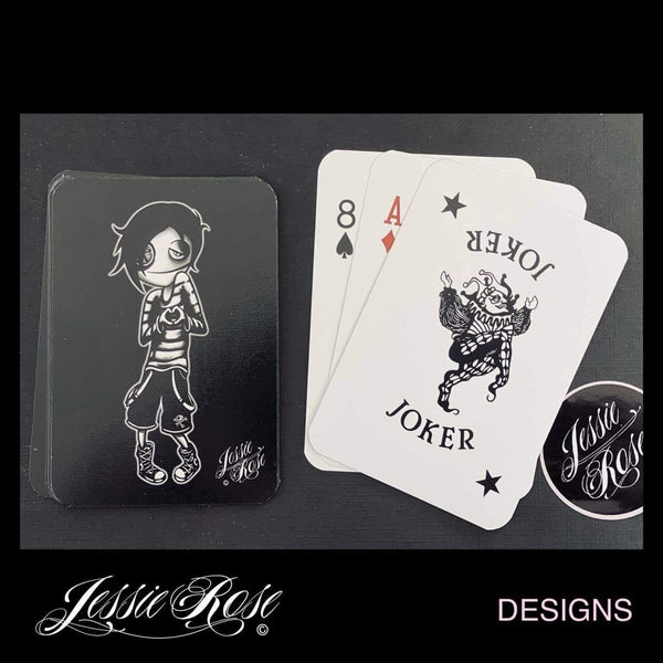 'Emo Love' Playing Cards